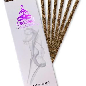 Palo Santo Incense, Natural Incense Sticks, Premium Incense Sticks for Aromatherapy, Hand-Rolled Artisan Meditation Incense, 1-Hour Burn Time, 6 Inches, Pack of 20 - OneSoul Collection