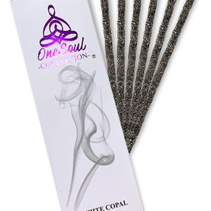 White Copal Incense Sticks, Natural Incense Sticks, Premium Incense Sticks for Aromatherapy, Hand-Rolled Artisan Meditation Incense, 1-Hour Burn Time, 6 Inches, Pack of 20 - OneSoul Collection